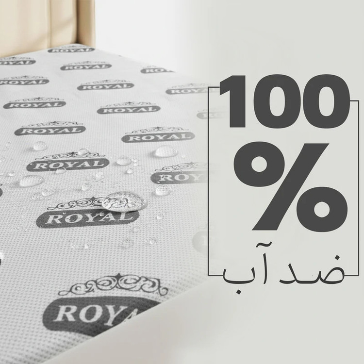 محافظ تشک کرون مدل ضد آب پلاس یک نفره سایز 200×90 سانتی متر